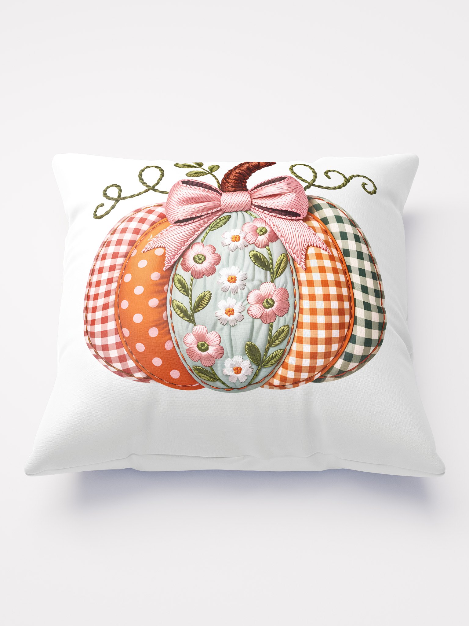 Patchwork Pumpkin Pillow product image (1)