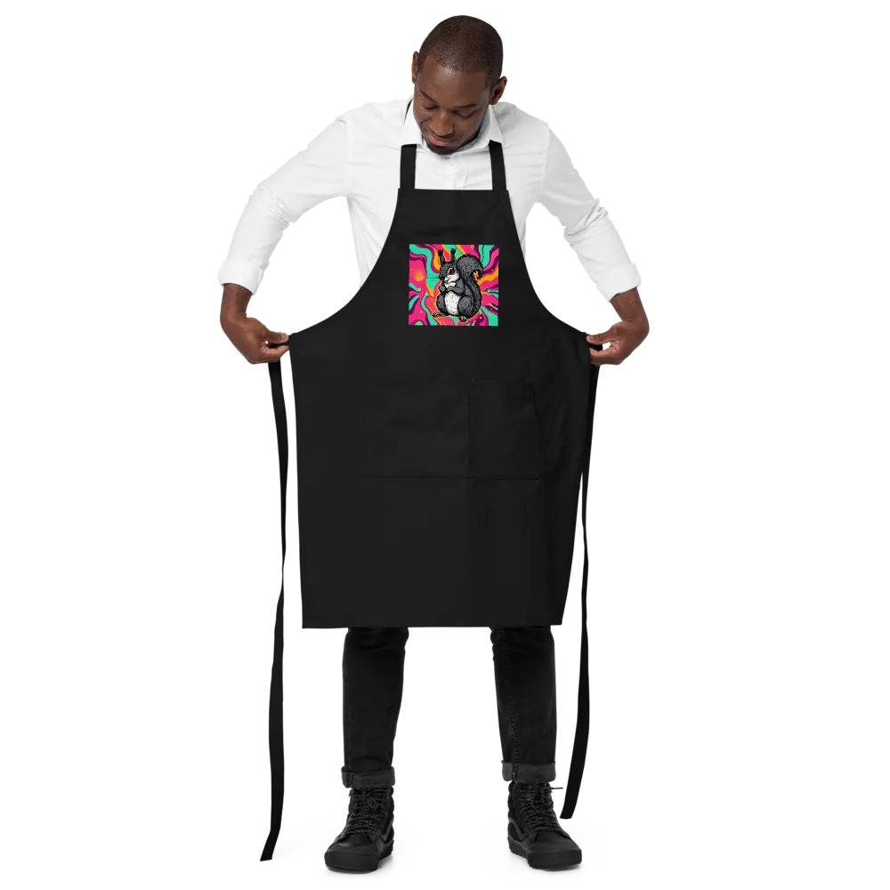 Psychedelic Squirrel Cotton Apron product image (2)