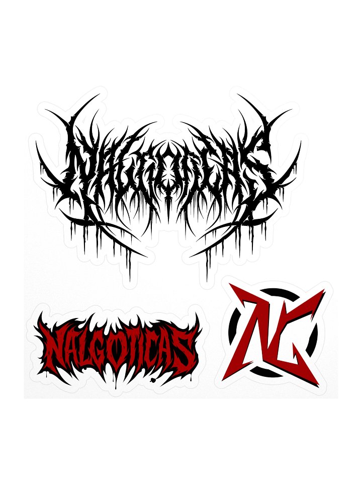 Nalgoticas Metal Alt Sticker Bundle product image (1)
