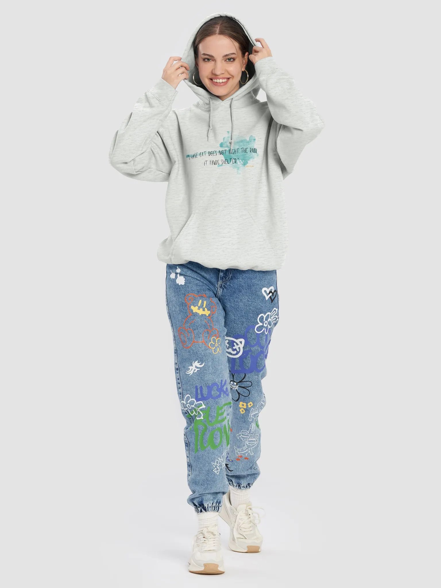 Vaikauri Cat Wisdom Hoodie product image (8)
