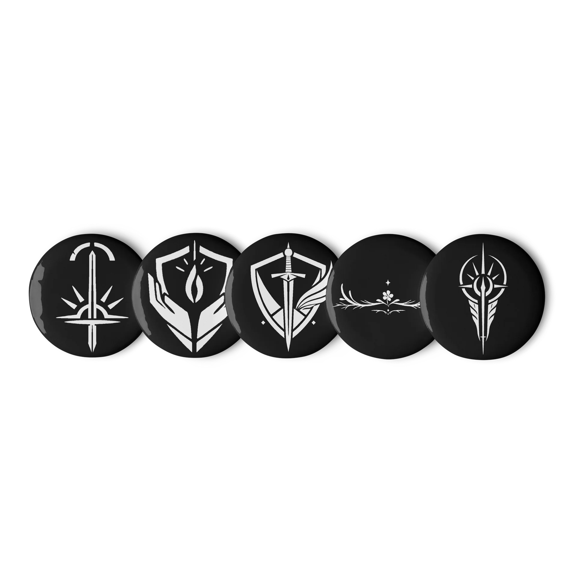 Dawnbreaker Symbols Black Button Set product image (2)