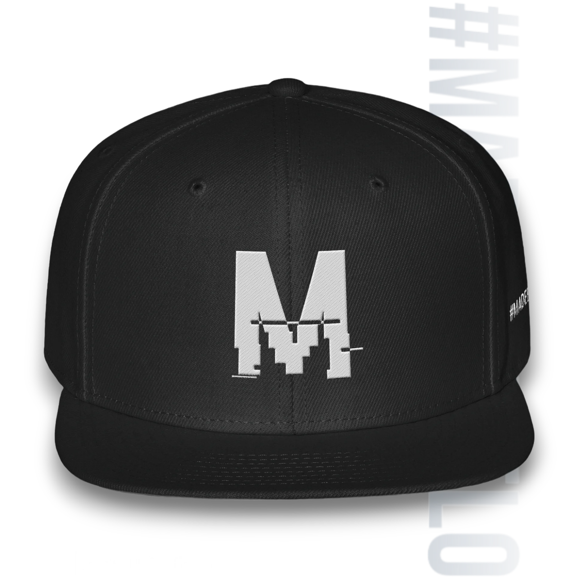 MELO CREW x Whiteout - Snapback Hat | #MadeByMELO product image (2)
