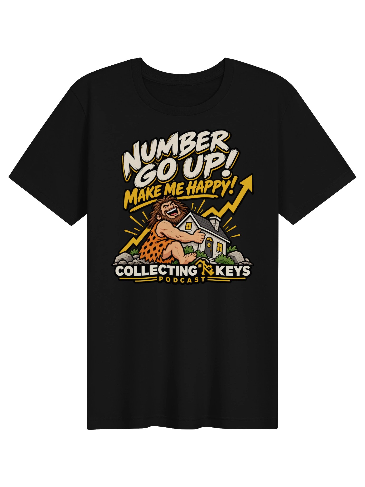 Number Go Up! Collecting Keys Podcast Tee product image (9)