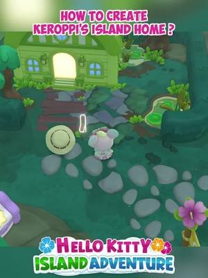 How to build Keroppi's home in Hello Kitty Island Adventure   What's green, in a swamp and cute as heck? Keroppi's house of course!   #hellokittyislandadventure #hkia #welcomehome