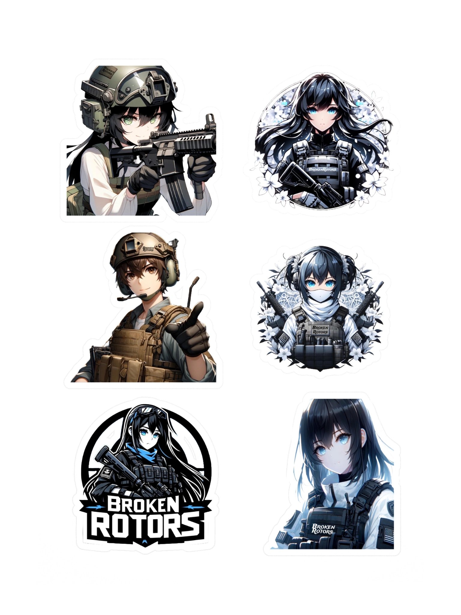 Weird Anime Kids Sticker Sheet product image (3)