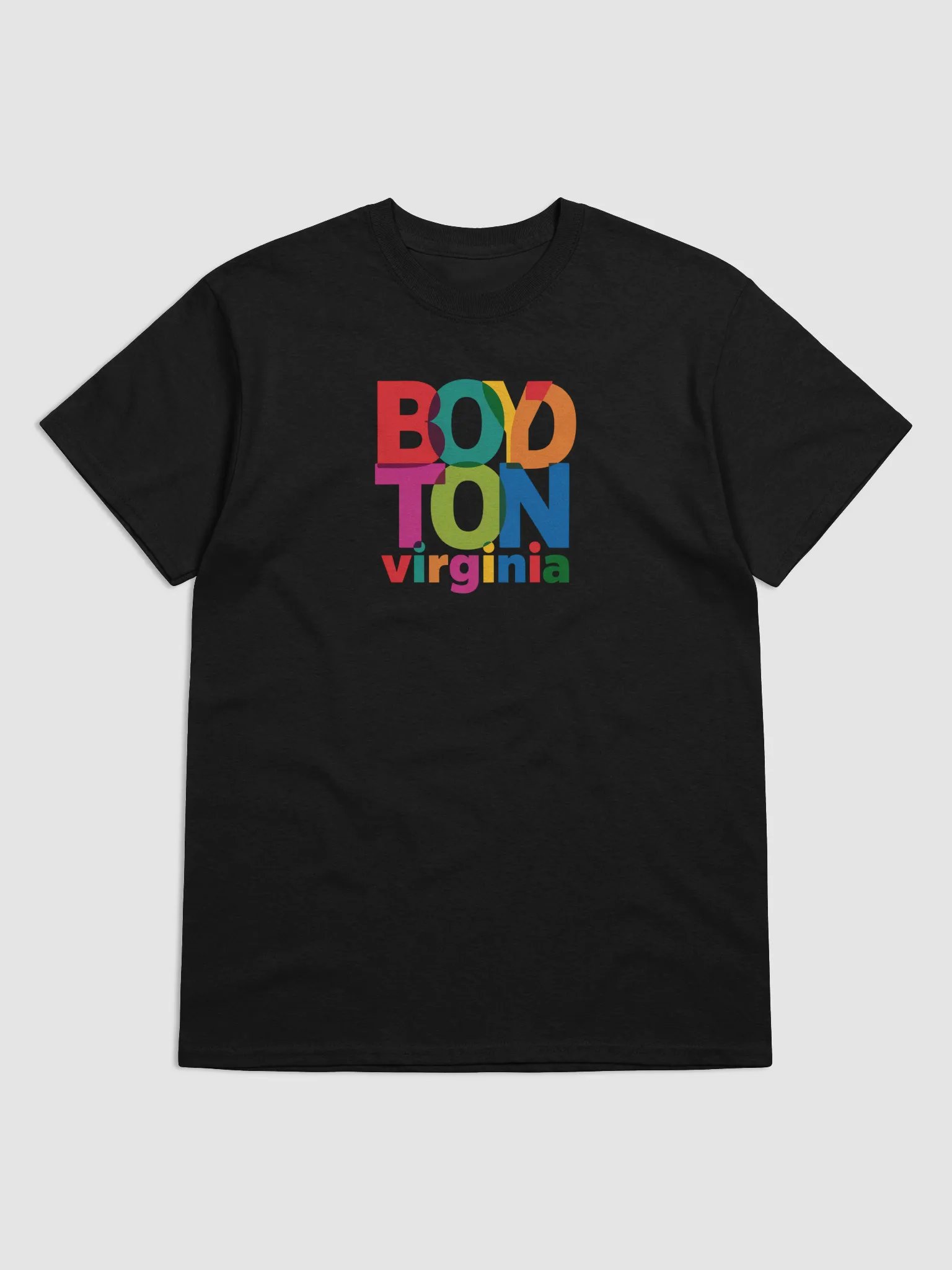 BOYDTON Virginia Colorful T-Shirt product image (1)