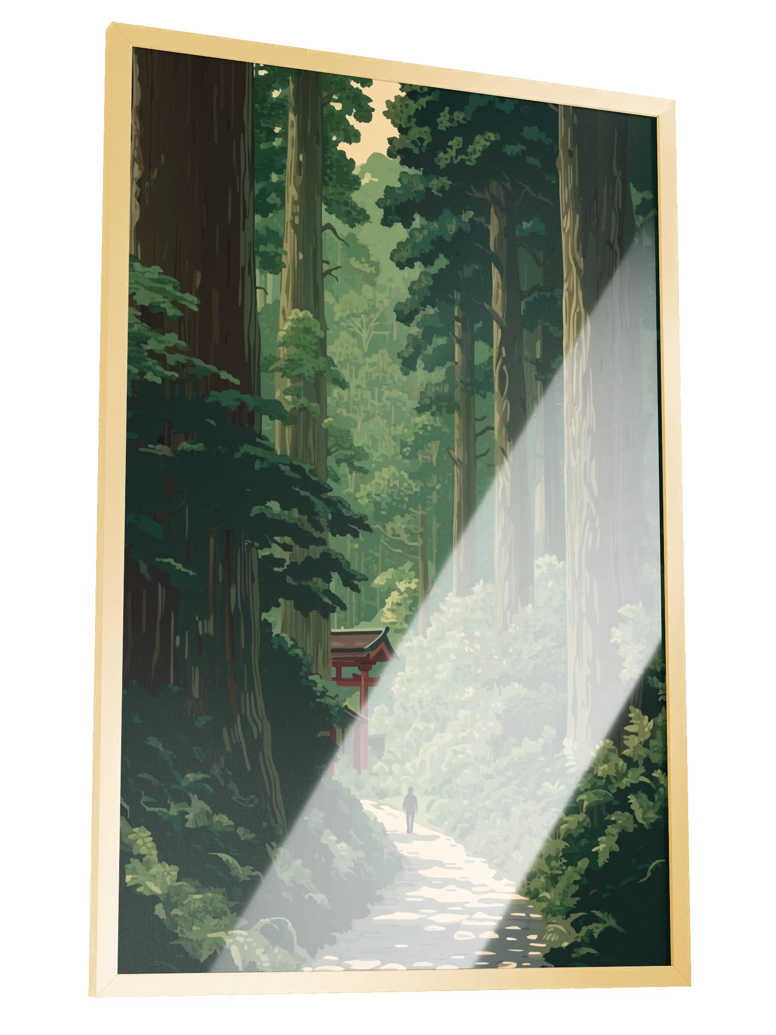Serene Forest Framed Wall Art product image (2)