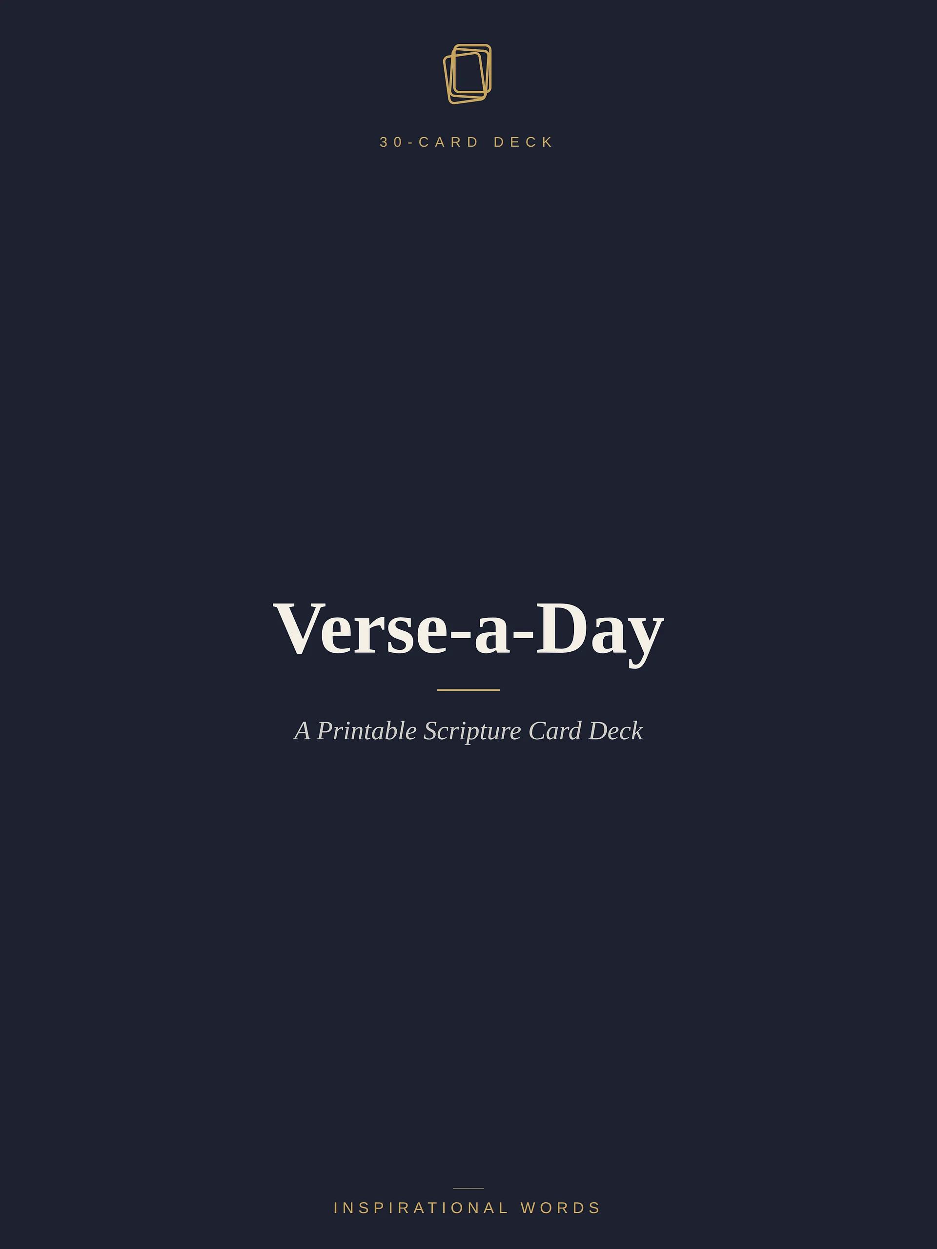 Verse-a-Day: A Printable Scripture Card Deck product image (1)