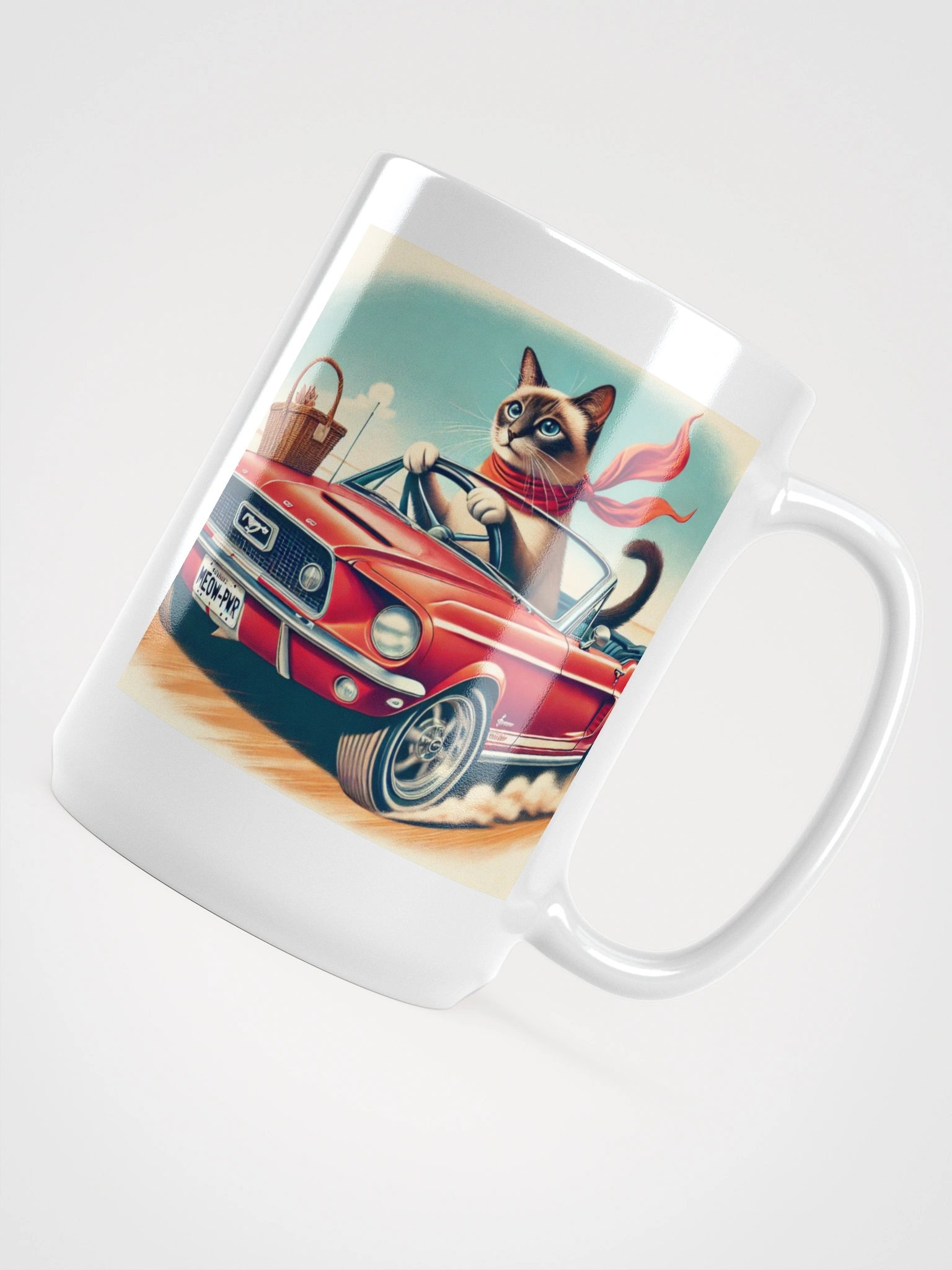 Retro Cat Mug product image (4)