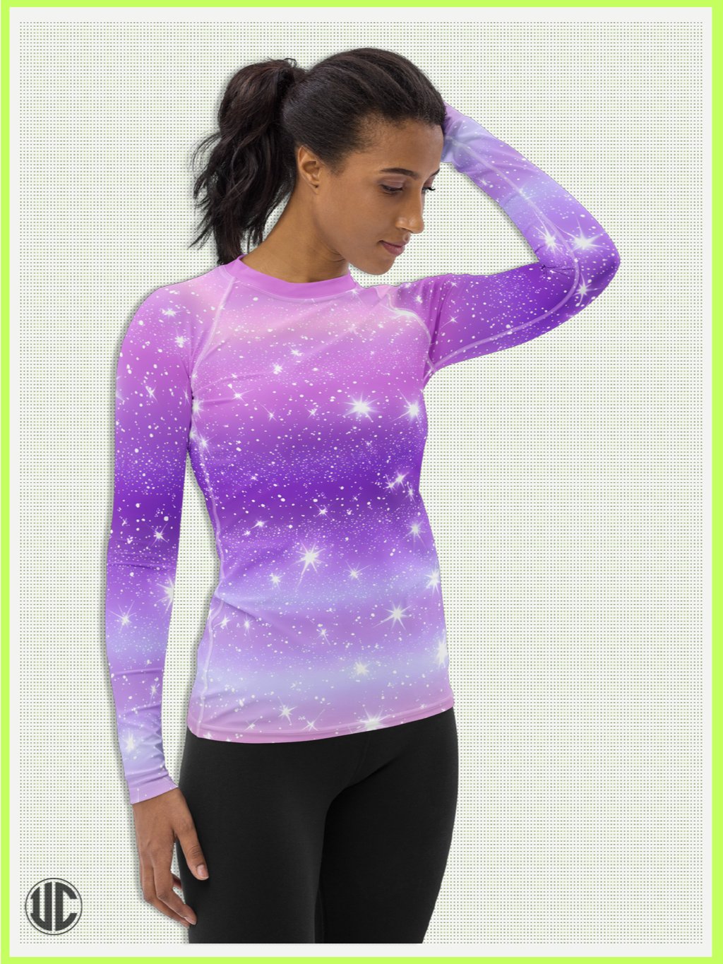 Galactic Twilight - Women's Rash Guard product image (1)