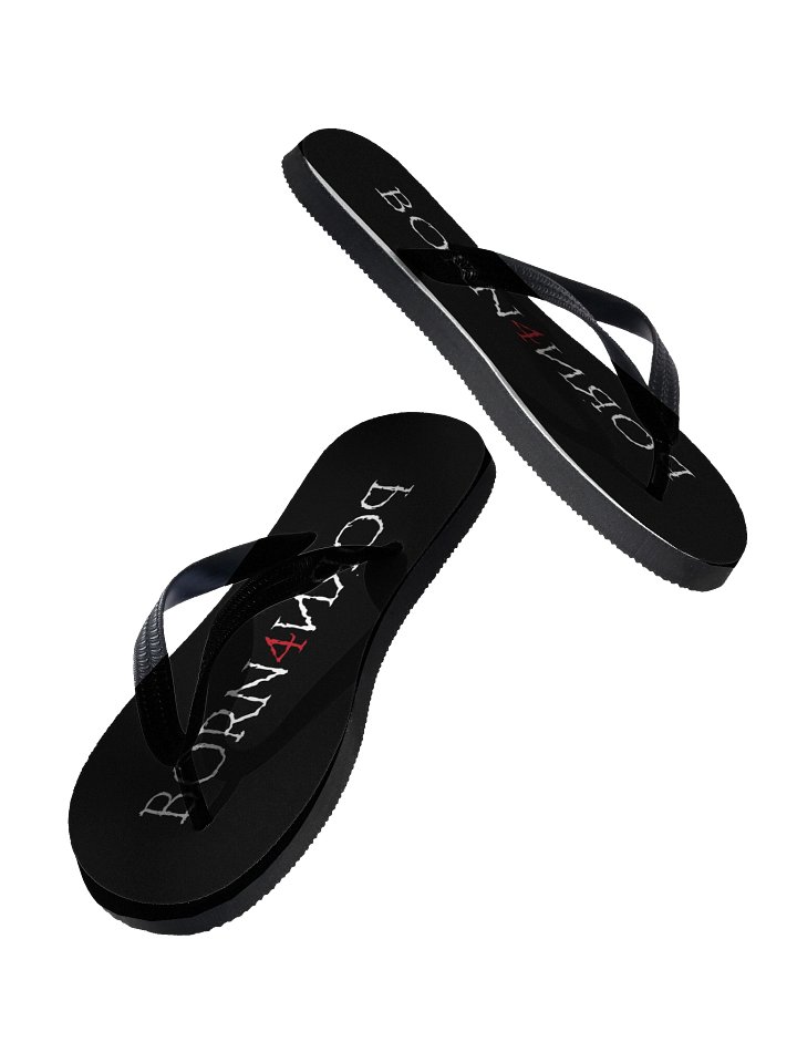BORN4PORN flip flops product image (2)