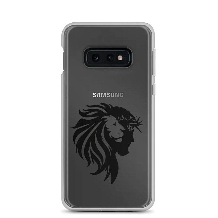 Sleek Matte Black Samsung® Clear Case product image (3)