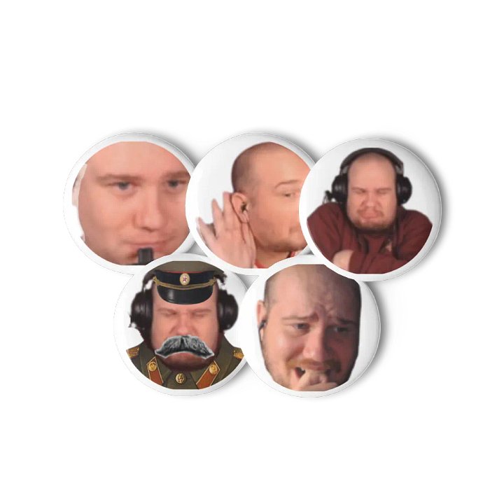 The Faces of Dap Pin Button Pack product image (2)
