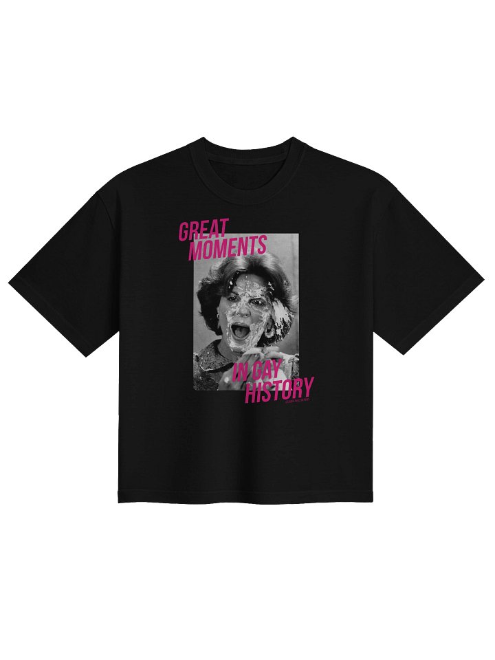 FUTILE DEVICE: GREAT MOMENTS IN GAY HISTORY (BOXY CROP TEE) product image (3)