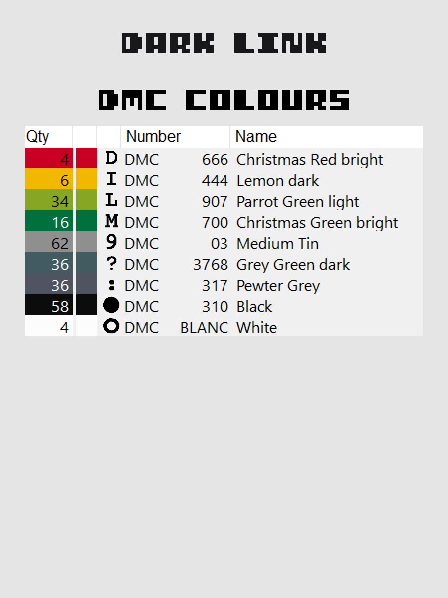 Dark Link Pixel Art product image (4)