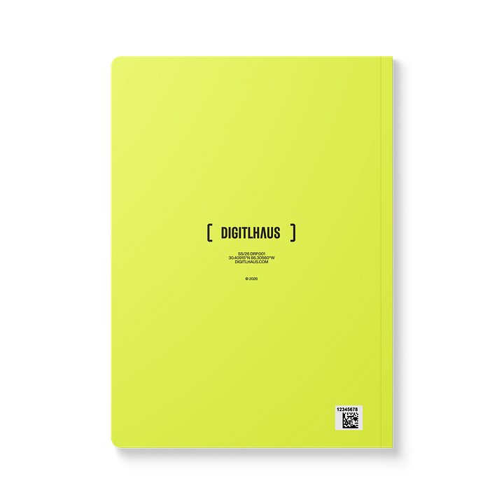 DigitlHaus Notebook - Yellow product image (2)