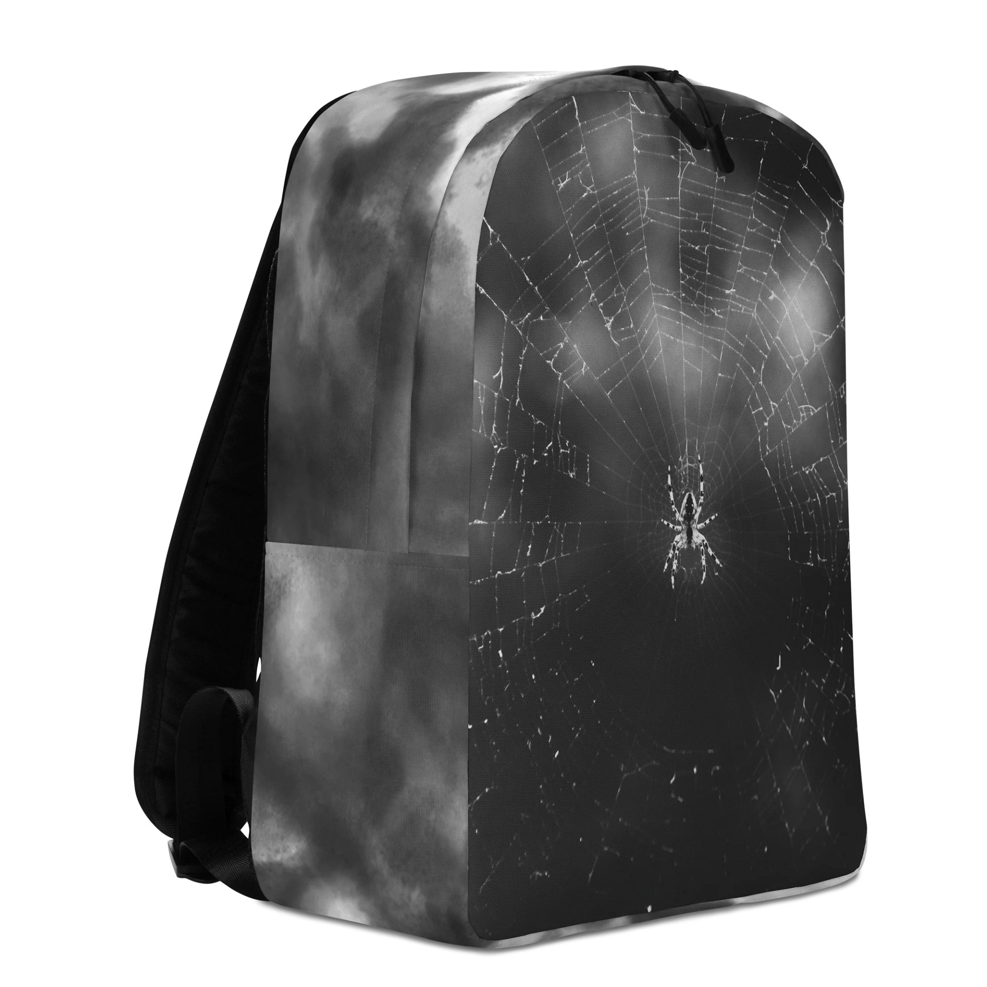 Design-backpack - Spider in the web, monochrome product image (5)