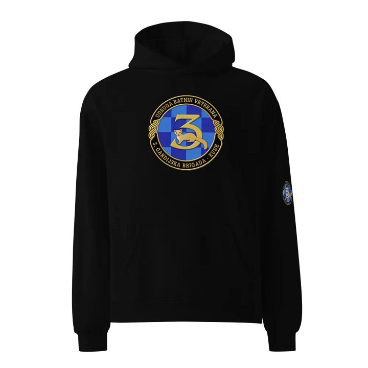 Kune 3 G.B.R Golden Emblem Oversized Hoodie product image (1)