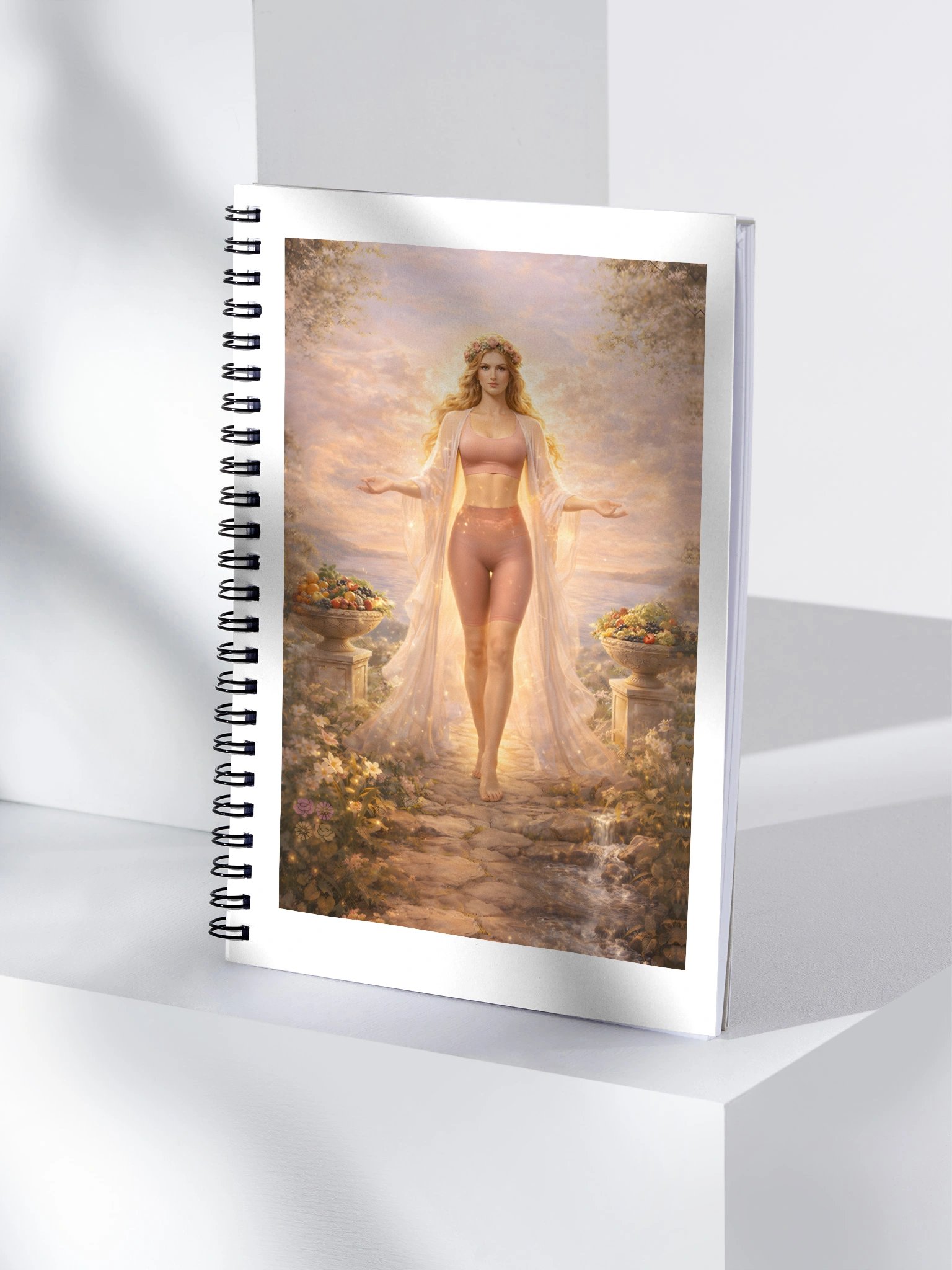 Beauty with Venus, Goddess Ritual Spiral Notebook product image (4)