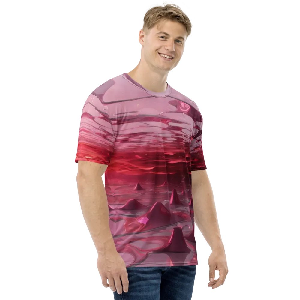 Existential Pinkscape Tee - Abstract "Nothing" Art product image (4)