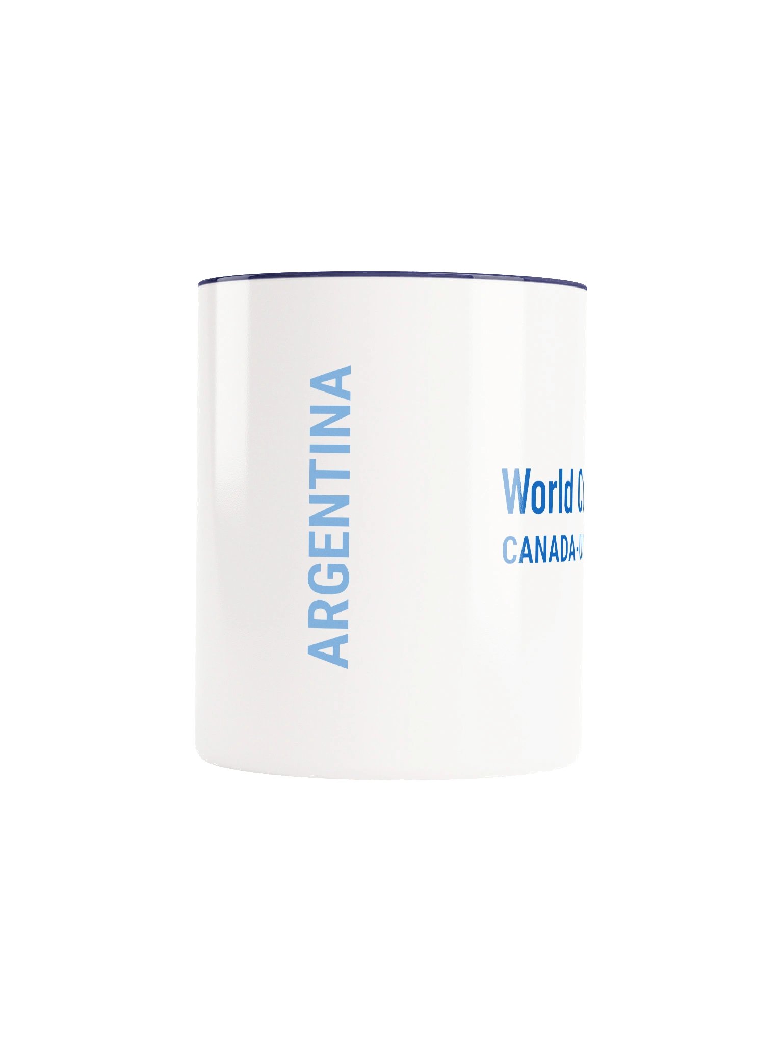 Argentina 2026 World Cup Flag Mug - Argentina Soccer Fan Coffee Cup - Premium Two-Tone Ceramic Mug product image (5)
