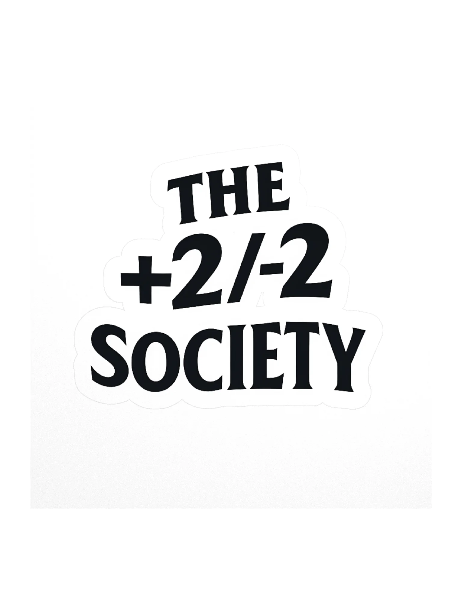 The ±2 Society Logo Sticker product image (1)