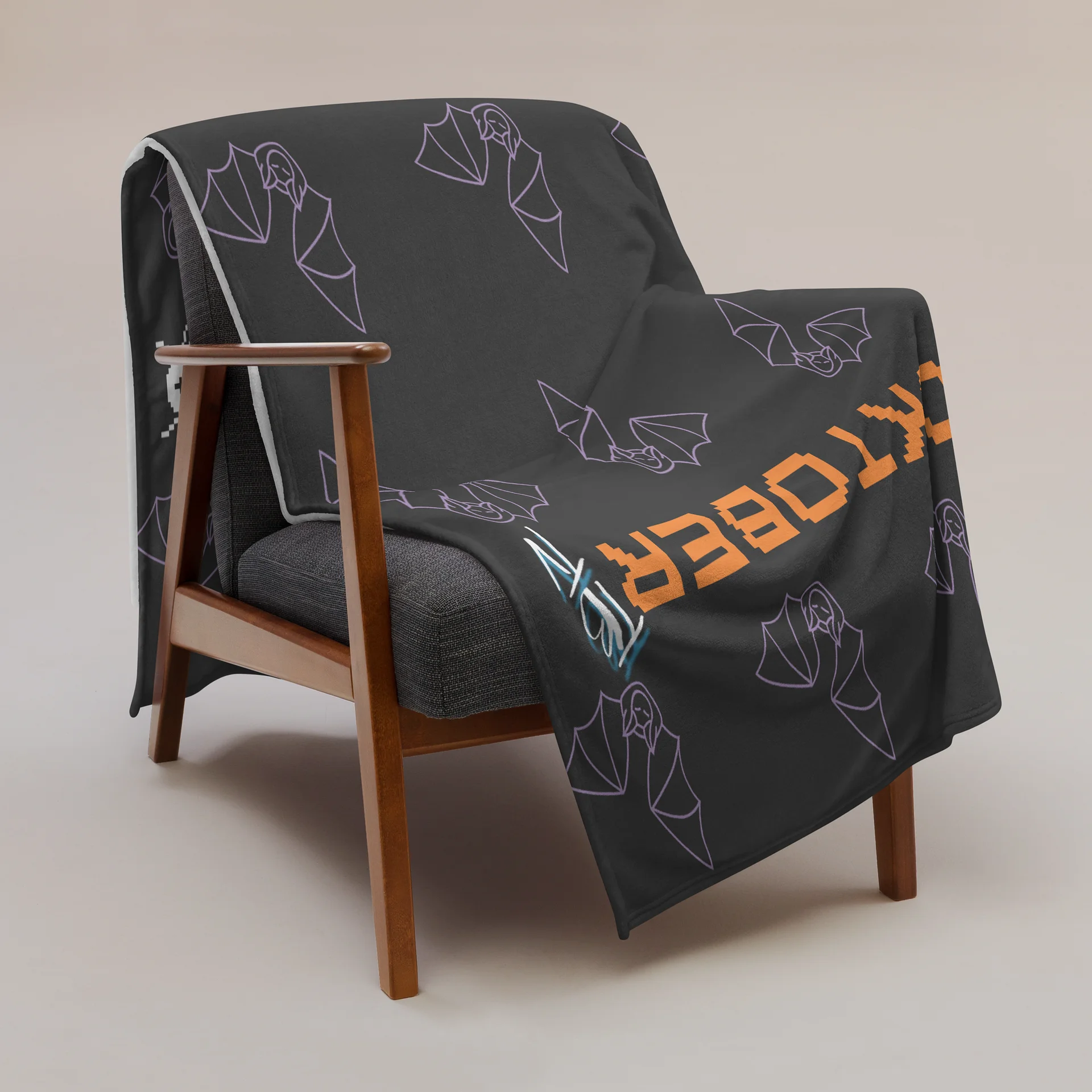 UNLOCKTOBER Halloween Throw Blanket product image (2)