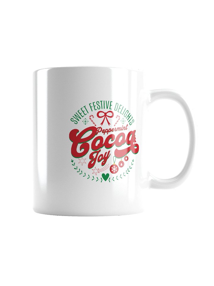 Cozy Up with a Peppermint Cocoa Joy Coffee Mug This Winter product image (5)