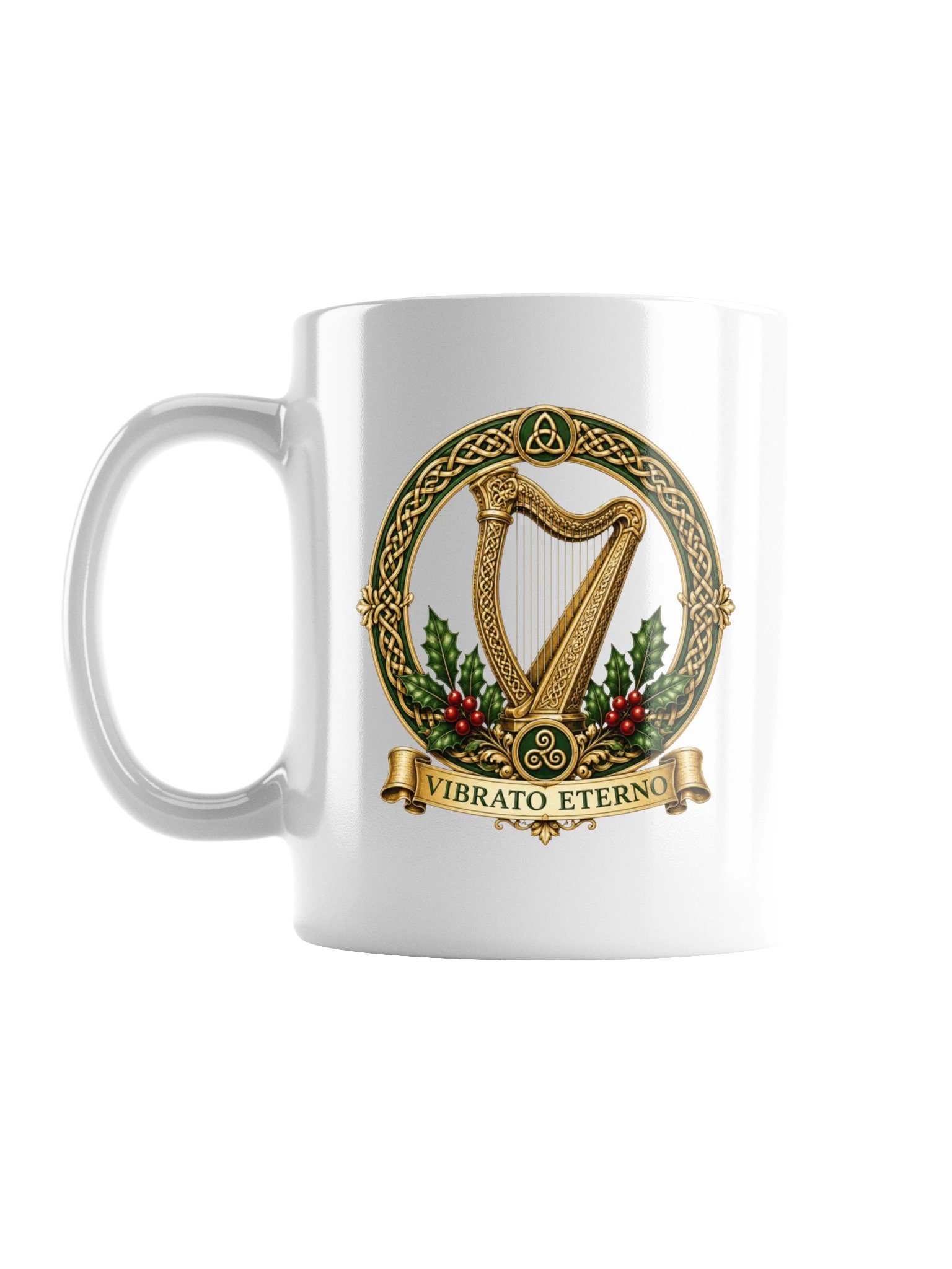 Vibrato Eterno Celtic Harp Mug product image (1)