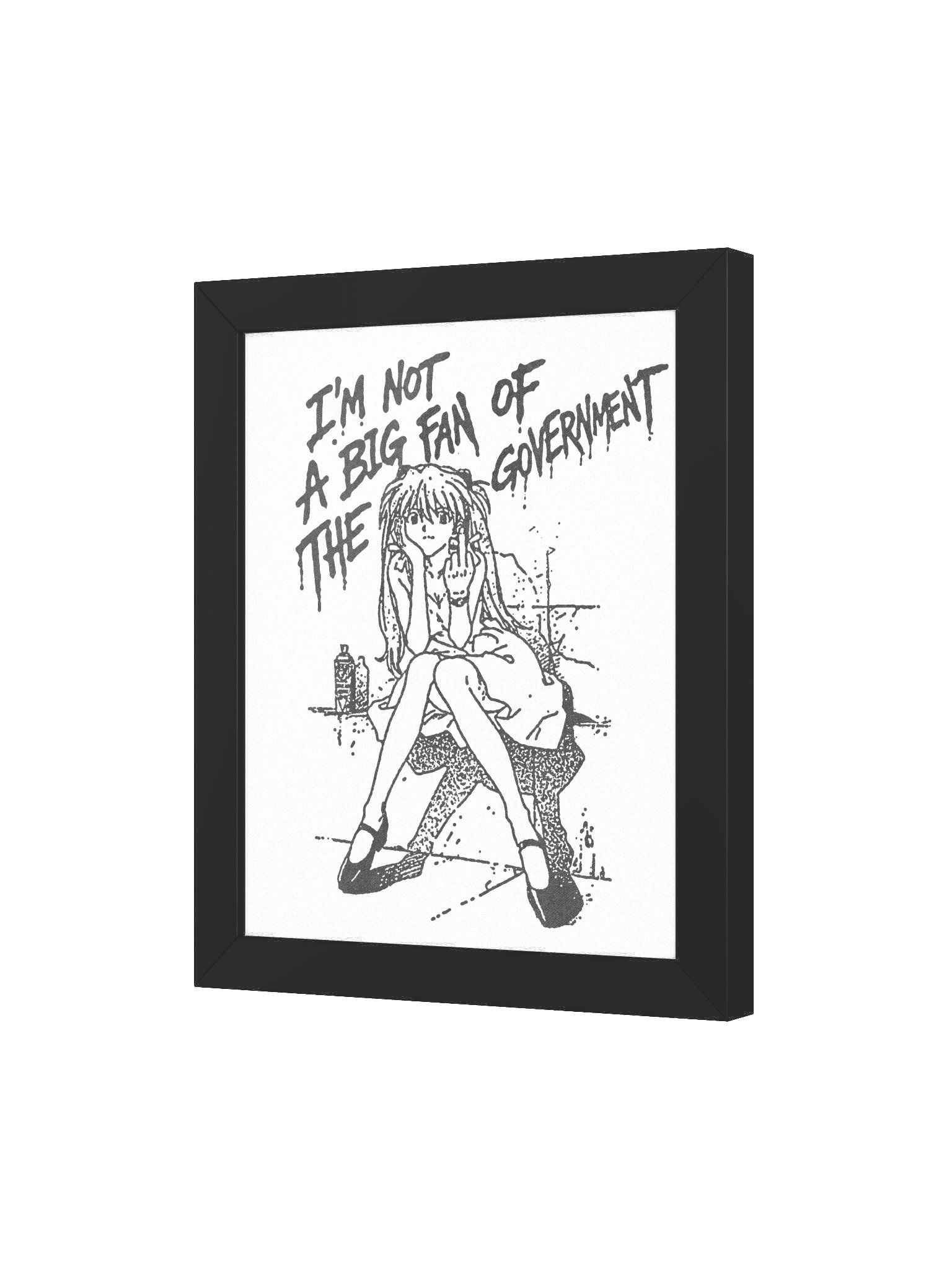 NOT A BIG FAN ! Framed Print. number 4 product image (3)