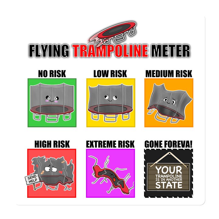 Flying Trampoline Magnet product image (1)