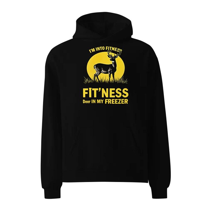 I’m into Fitness Fit’Ness Deer in My Freezer Hoodie product image (1)