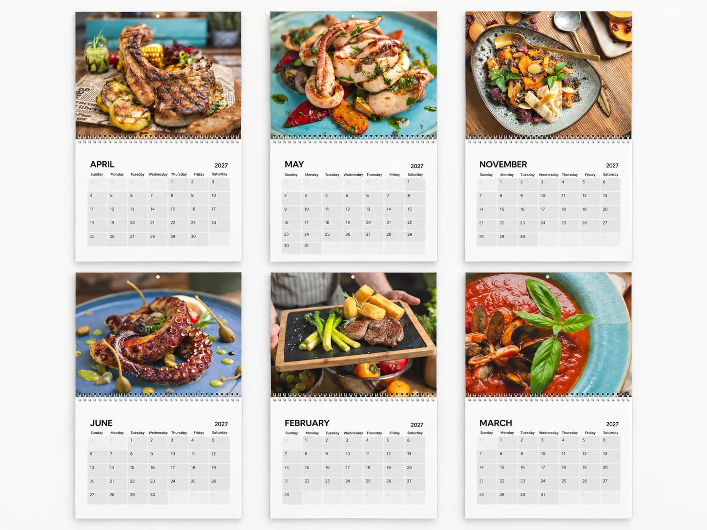 A Taste of New Beginnings — 2027 Food Photography Wall Calendar product image (2)