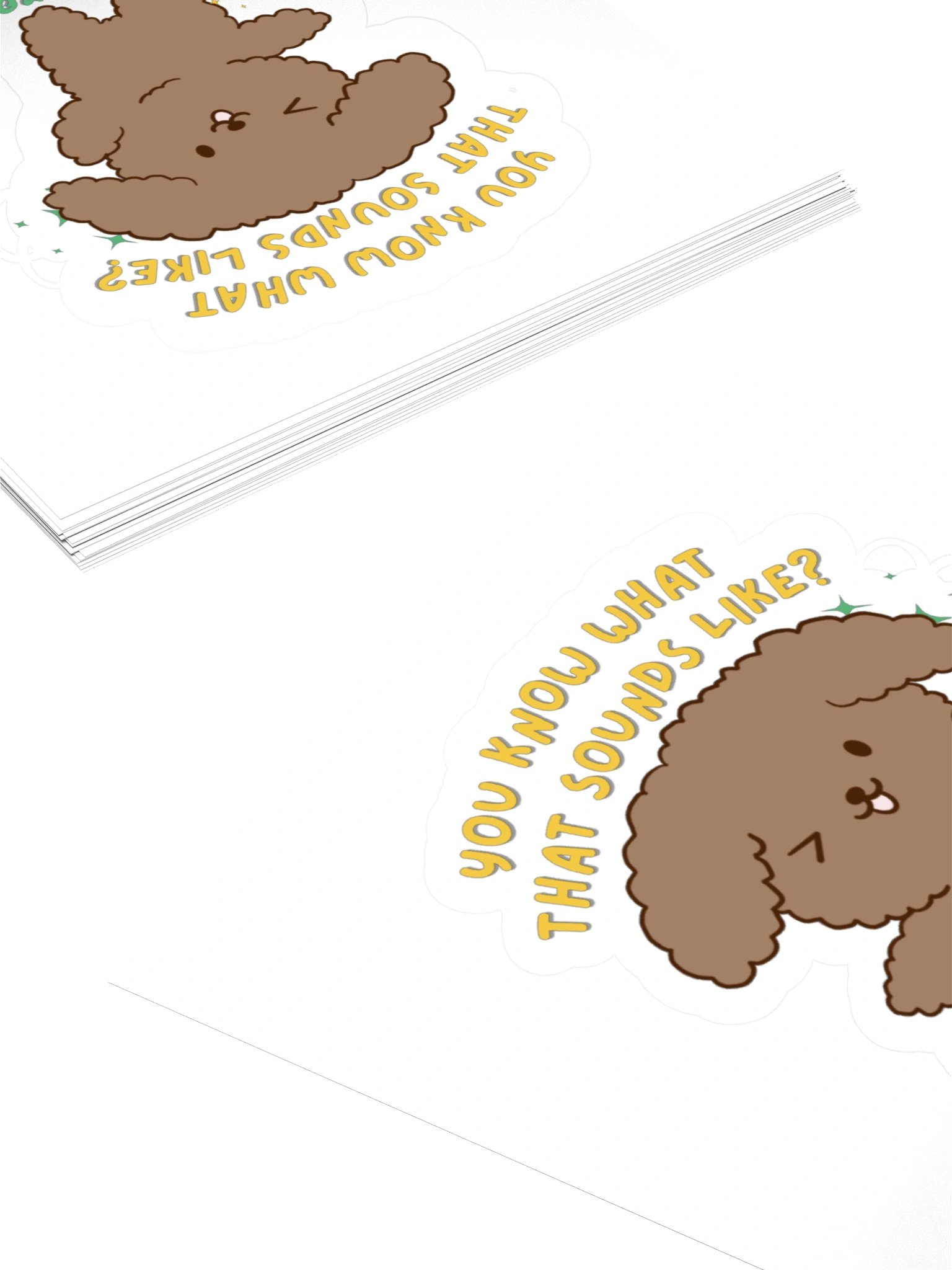Not My Problem Dog Sticker product image (7)