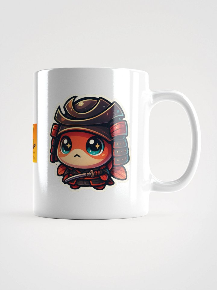 Starry-Eyed Samurai Fishy White Mug product image (1)