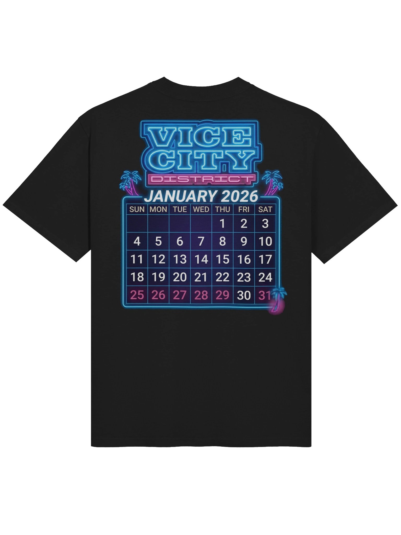 Vice City District January Tee product image (4)