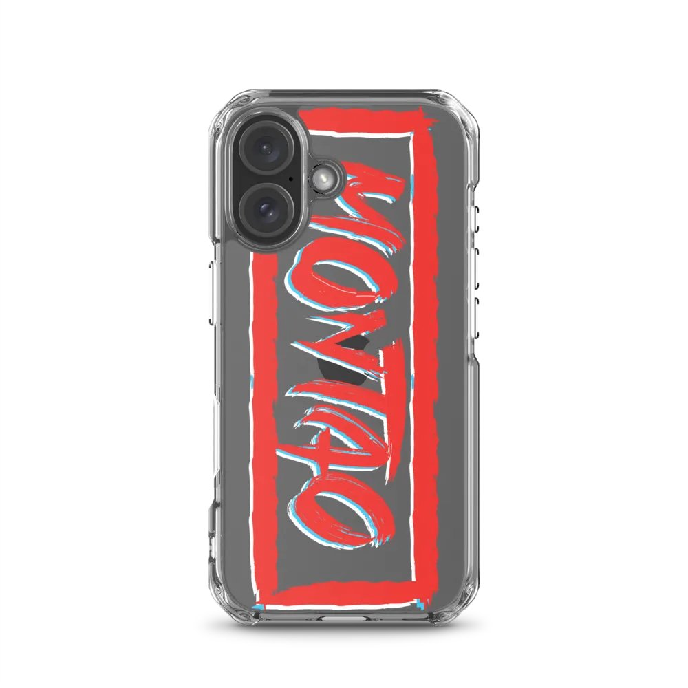 Montao Logo iPhone Case Red product image (23)