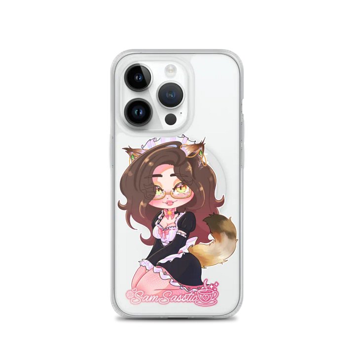 SamSasstic Cat Maid MagSafe® Clear Case for iPhone® product image (2)