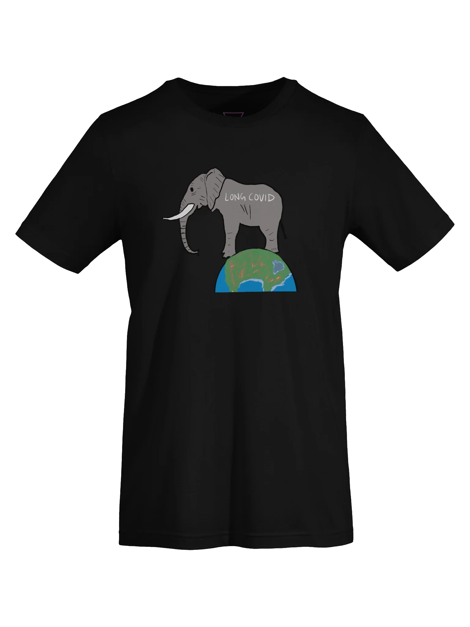 Elephant In The Room tee (Long Covid) product image (7)