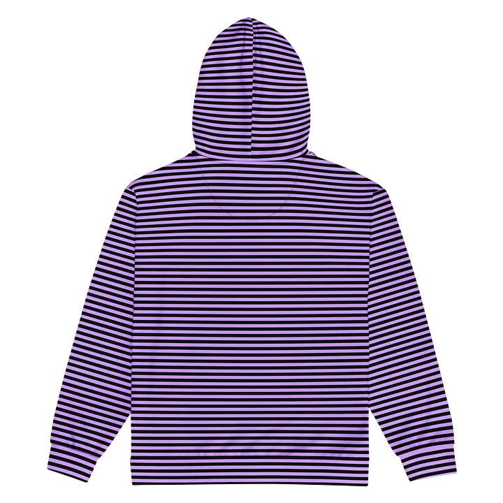 Blaque and Purple Stripped Hoodie product image (2)