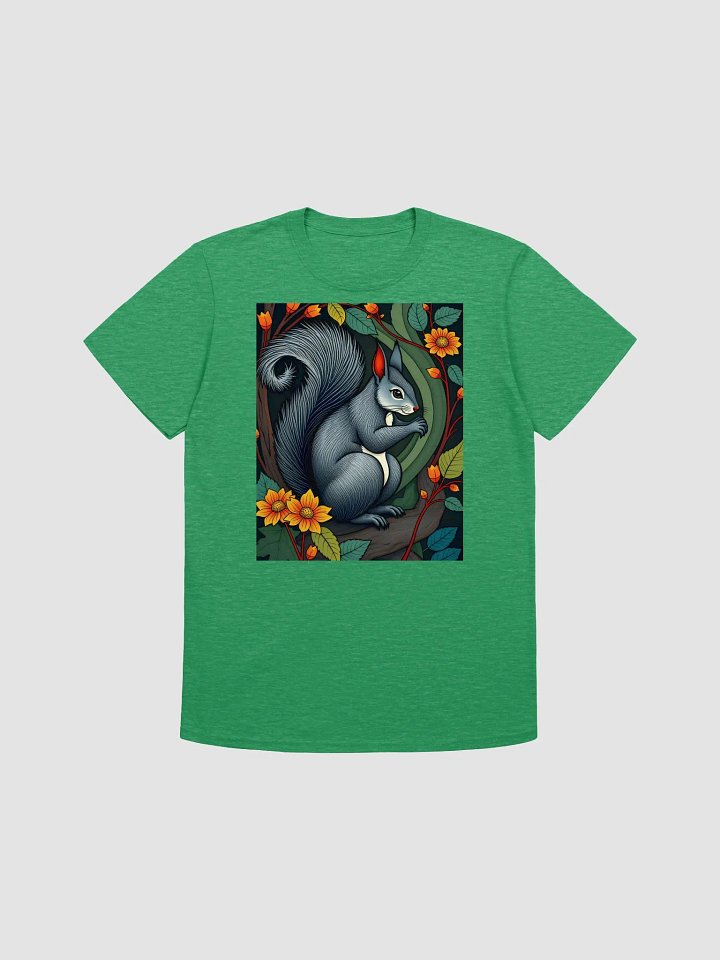 Whimsical Squirrel Branch T-Shirt product image (1)