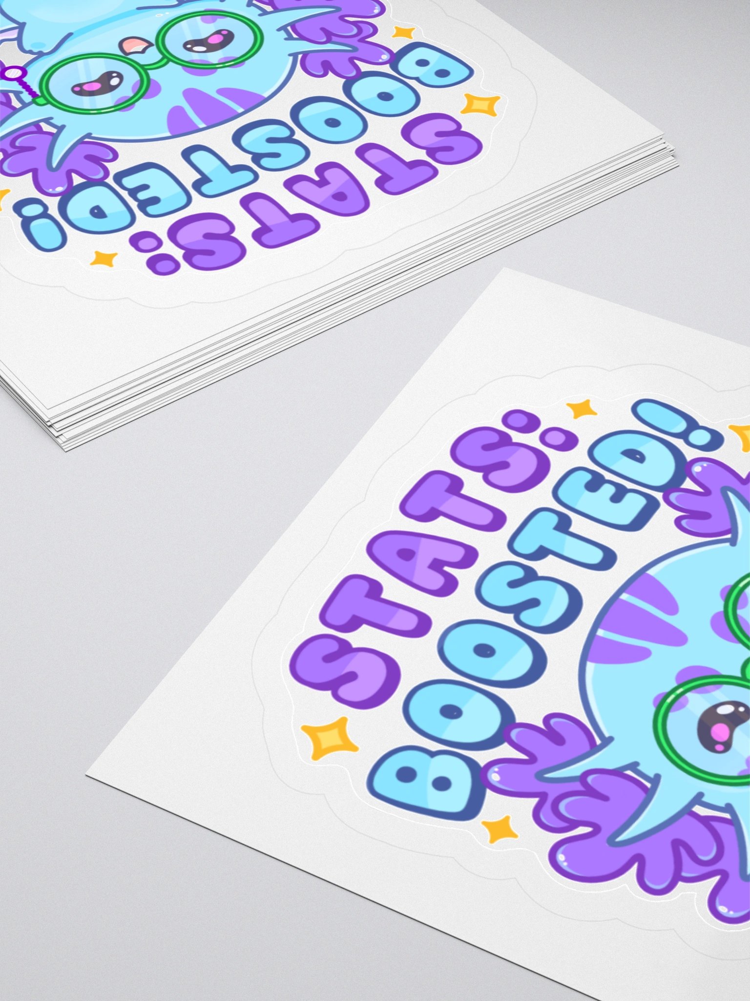 Stats Boosted Sticker product image (11)