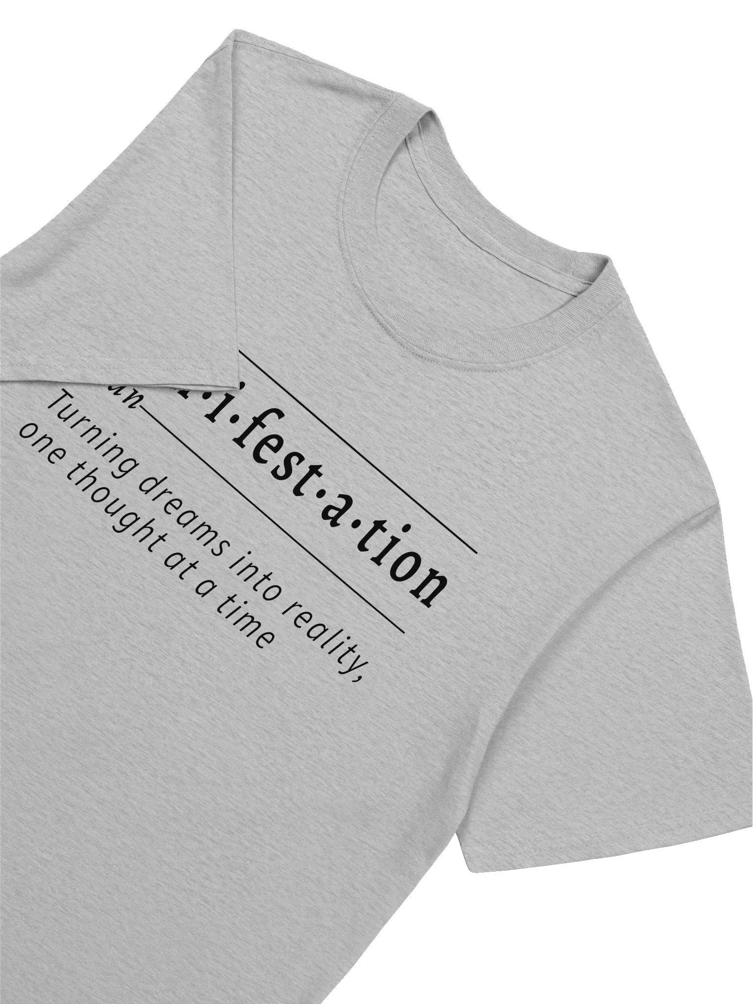 Manifestation Definition Unisex Tee blk product image (2)
