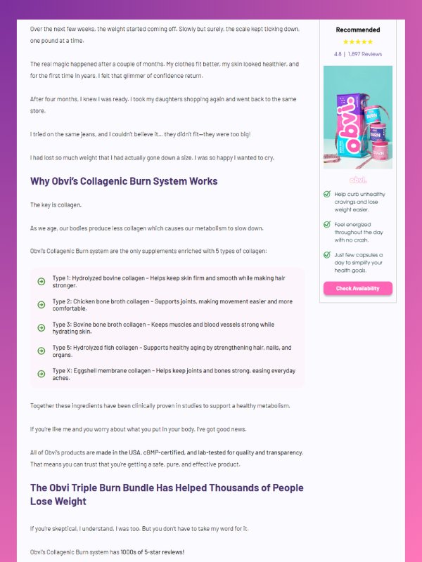 SlimStory Elite – Advertorial Weight Loss Template product image (8)