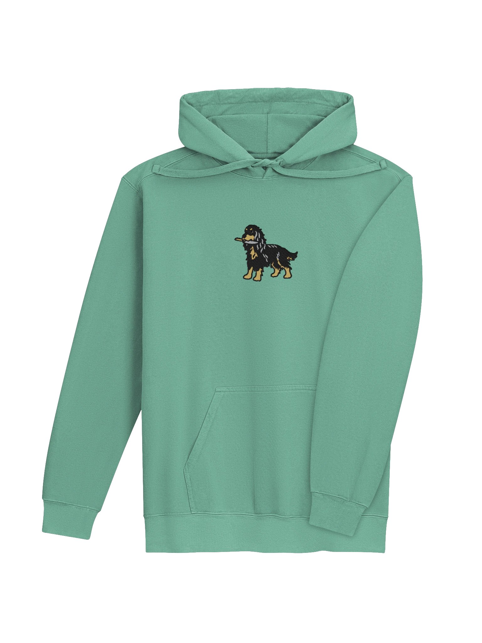 Funny Chibi-Style English Cocker Spaniel(Black & Tan) Embroidered Premium Hoodie product image (44)