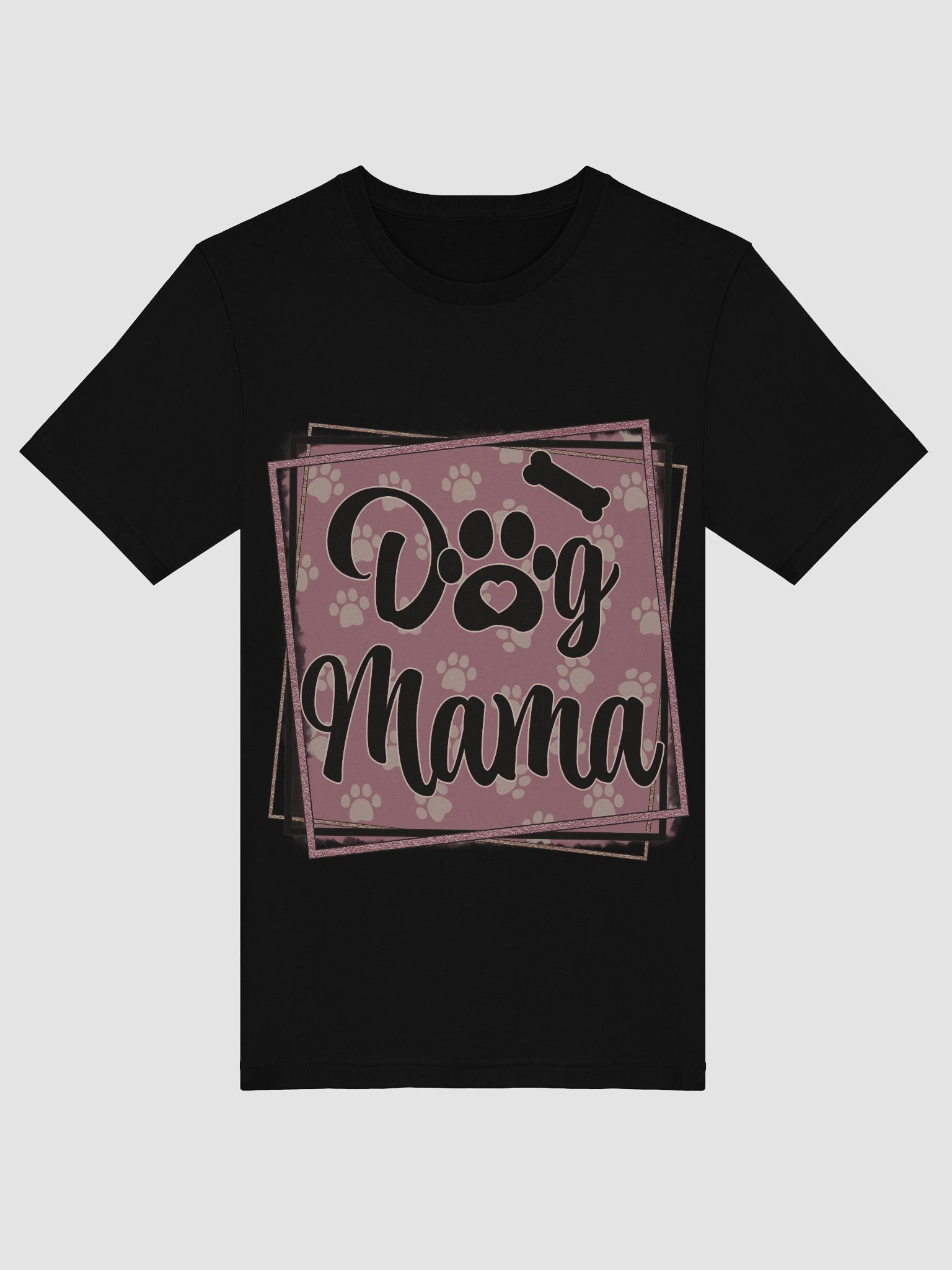 Paw-sitively Adorable Dog Mama T-Shirt product image (5)