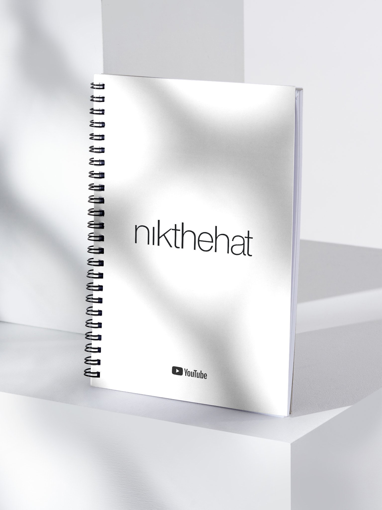140 Page Spiral Notebook • nik the hat product image (4)