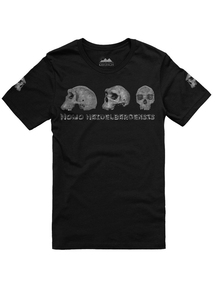 Heidelbergensis Fossil Skull T-Shirt Dark product image (3)