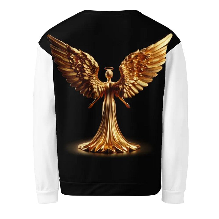 A Golden Angel and Cross - Unisex Sweatshirt #6 product image (2)