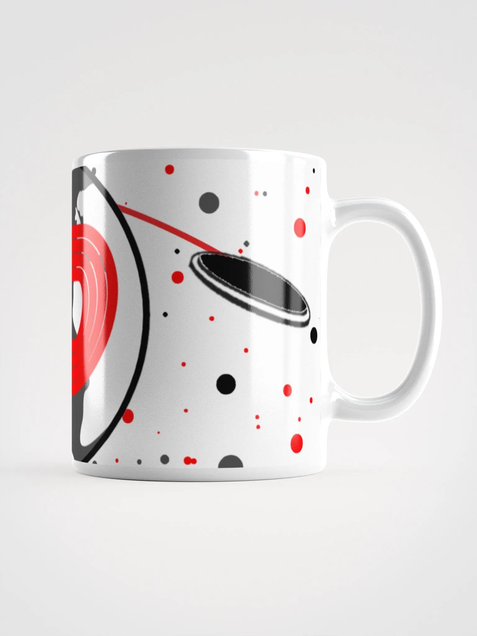 JustDisc Logo 1 - White Glossy Mug (11oz, 15oz) product image (3)